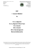 7 ISSF Gewehrregeln Ausgabe 2026